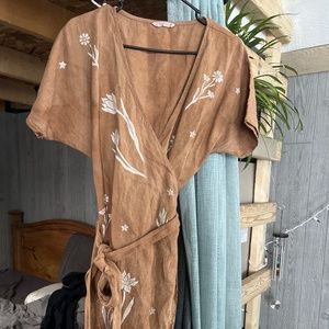 Sister Nettle Wrap Dress